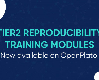 TIER2 Reproducibility Training Modules are now available on OpenPlato