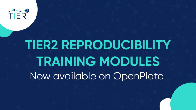 TIER2 Reproducibility Training Modules are now available on OpenPlato
